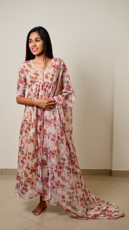 LOLITA ALIA CUT KURTHI WITH DUPATTA