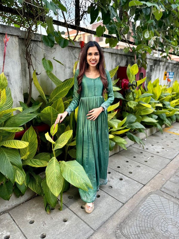 Navya  Semi Silk Dress