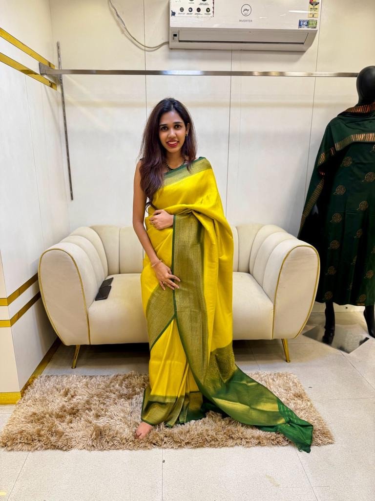 Ready to wear Semi silk saree