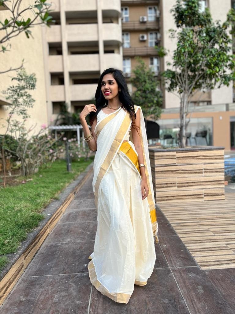 Kerala saree model dawani Sl054